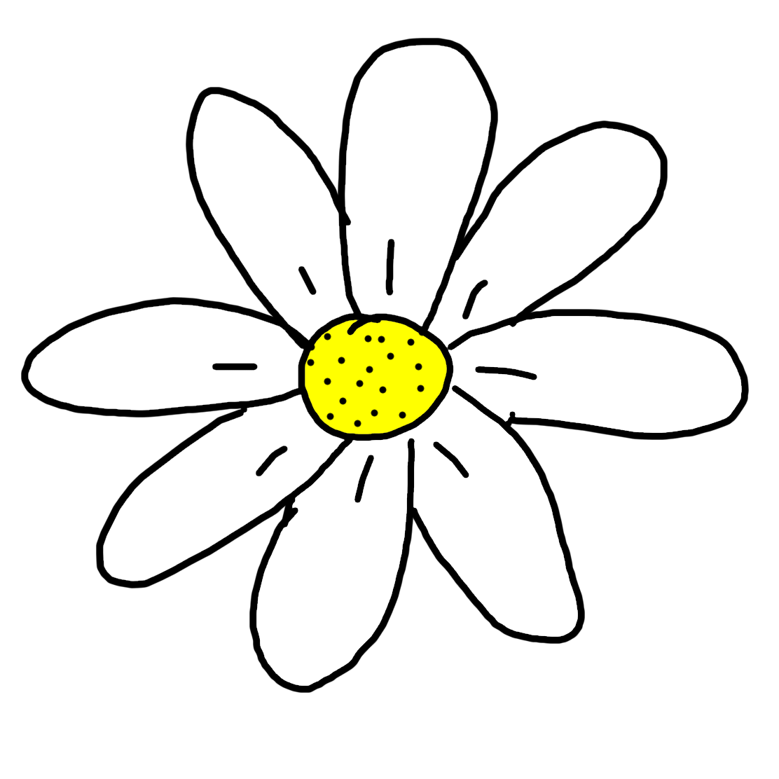 Doodle of a flower